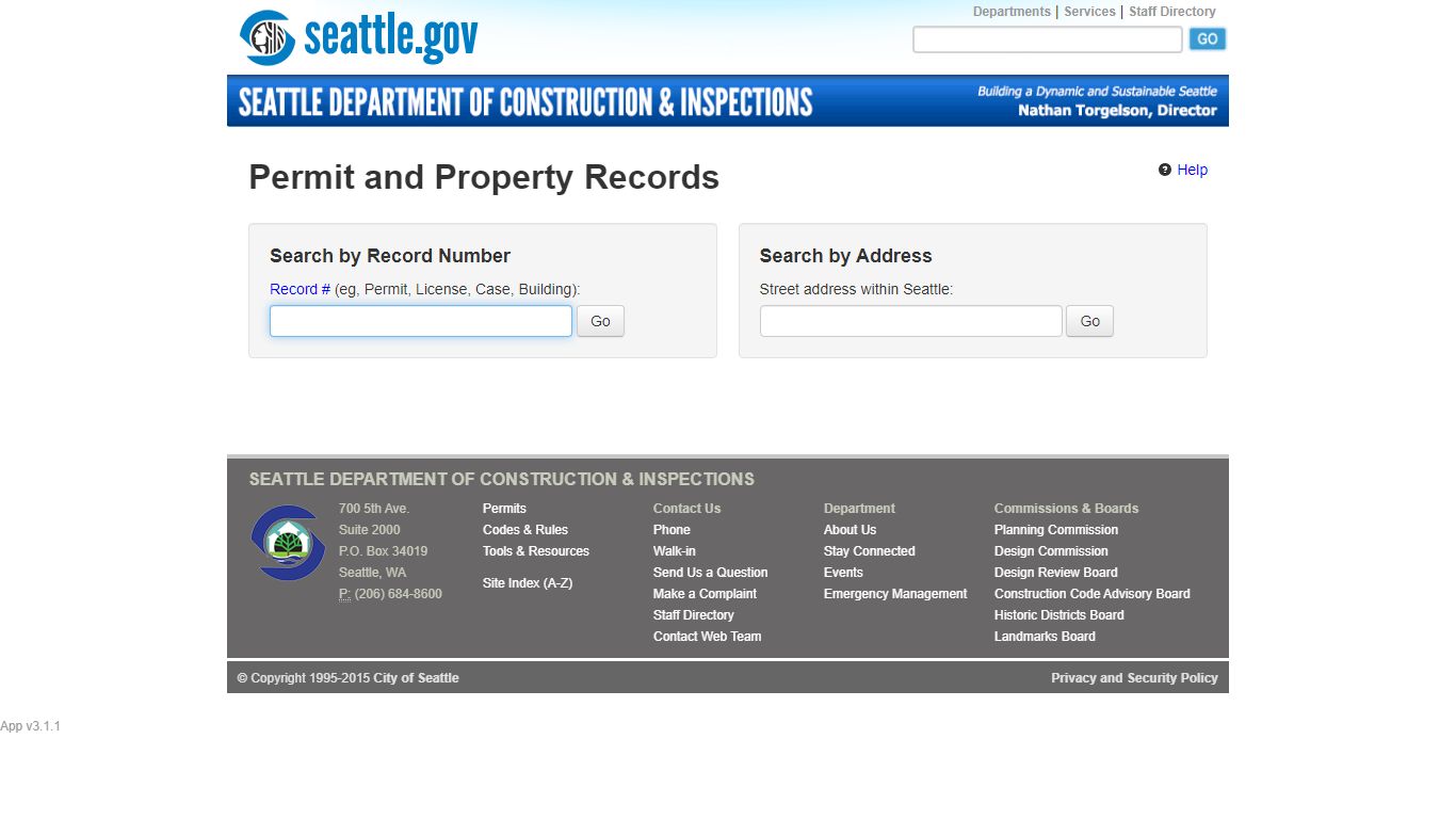 Permit and Property Records - Seattle Department of ...